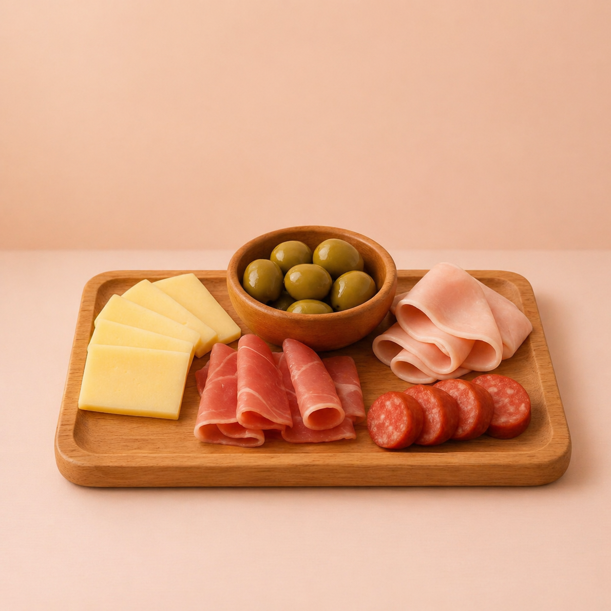Tabla de piqueos fríos