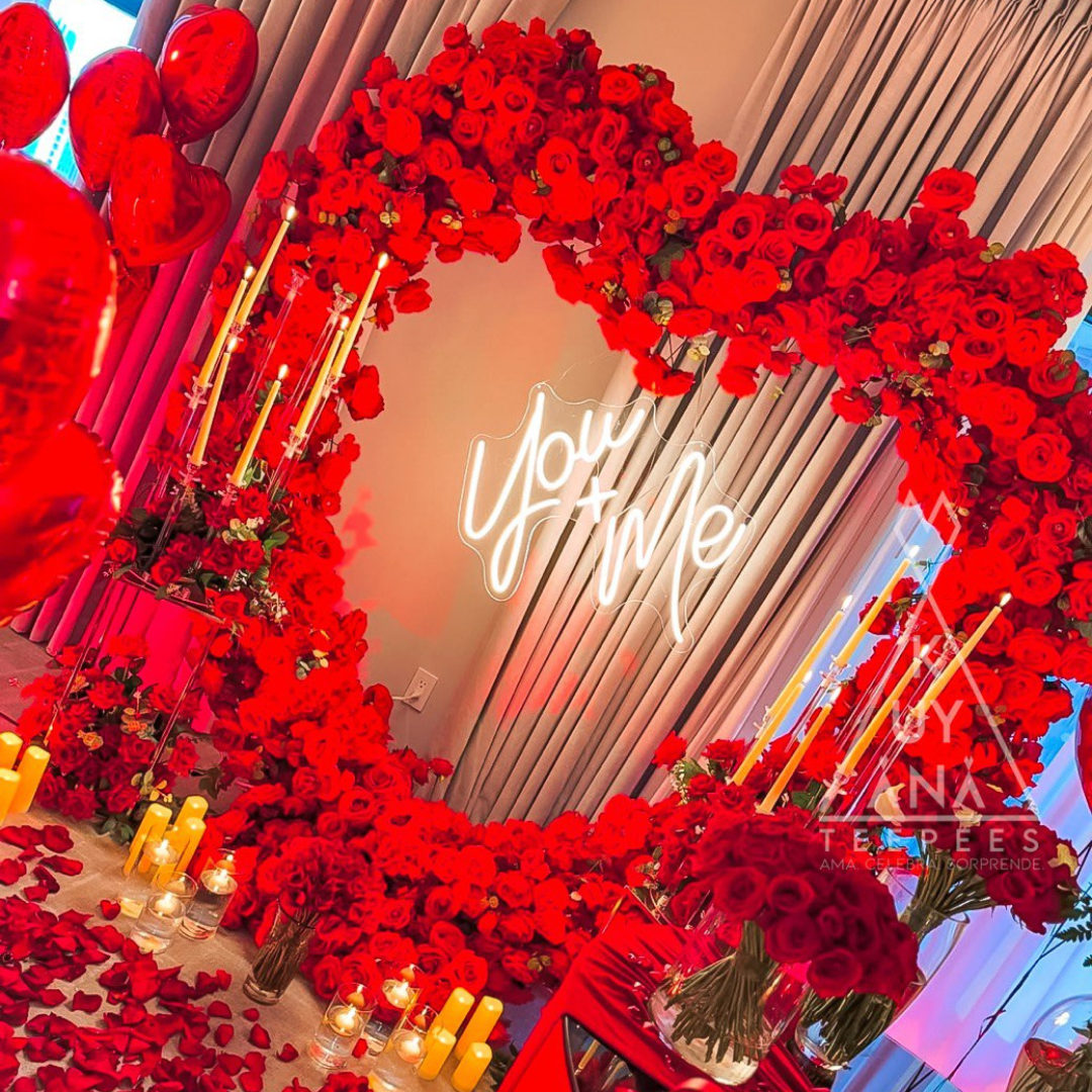 SORPRESA ROMÁNTICA - GLOBOS Y AMOR